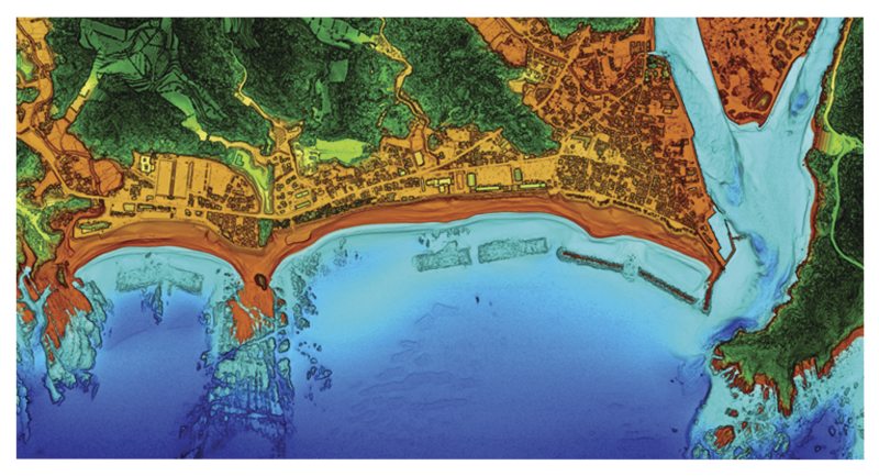 LiDAR-based coastal mapping using Spectra-Physics lasers