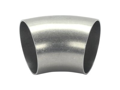 2.5 inch diameter 45 degree elbow butt weld vacuum fitting
