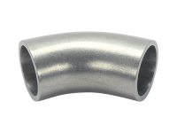 0.75 inch 45 degree butt weld elbow with tangents vacuum fitting