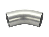 2.5 inch 45 degree butt weld elbow with tangents vacuum fitting