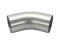 2.5 inch 45 degree butt weld elbow with tangents vacuum fitting
