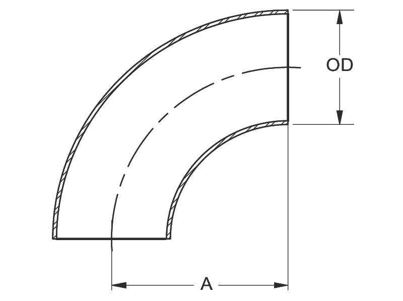 1002390050 90 Degree Elbow Fitting