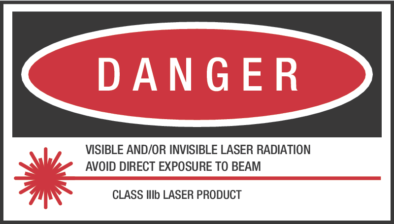 Laser diode parameters used for irradiation of the testing areas