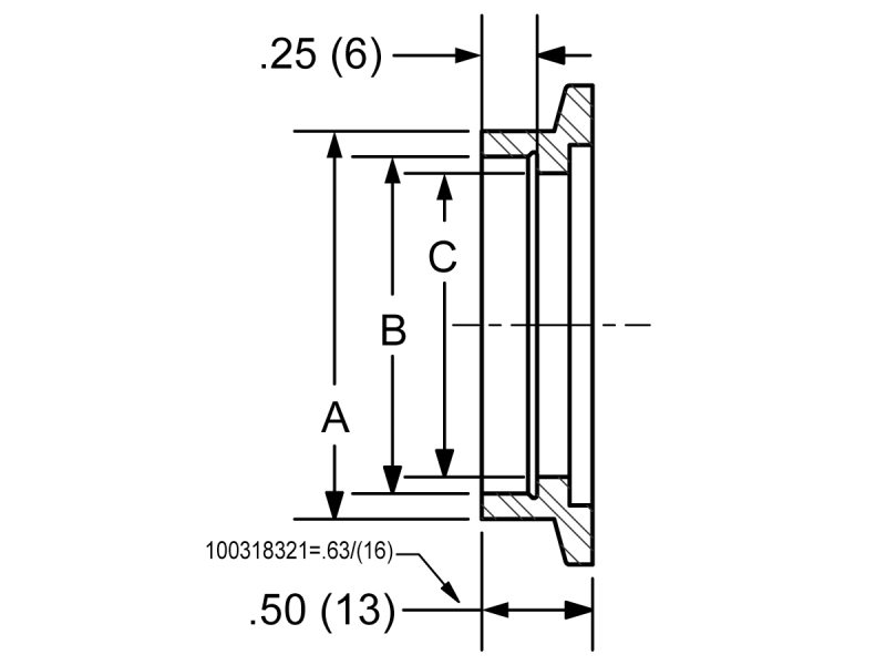 100318305 ISOKF Weld Socket Flange