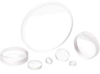 collection of uv fused silica plano-concave lenses