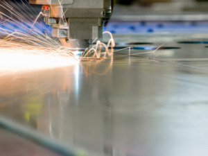 industrial laser cutting application