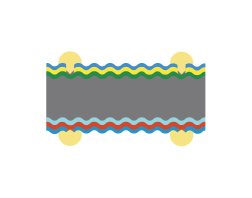 Multi-crystalline silicon solar cell scribed with Spectra-Physics laser for PERC processing