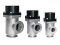 low-profile, single-stage, bellows-sealed vacuum valves