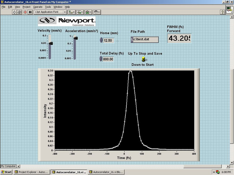 LSAMTKT Long Scan Autocorrelator Kit