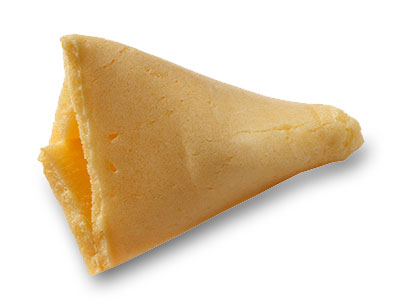 Blue photon cookie half