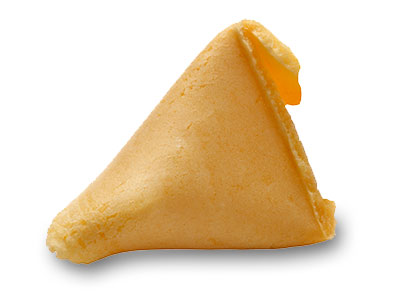 Blue photon cookie half