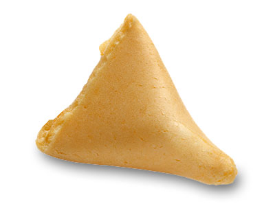 Blue photon cookie half